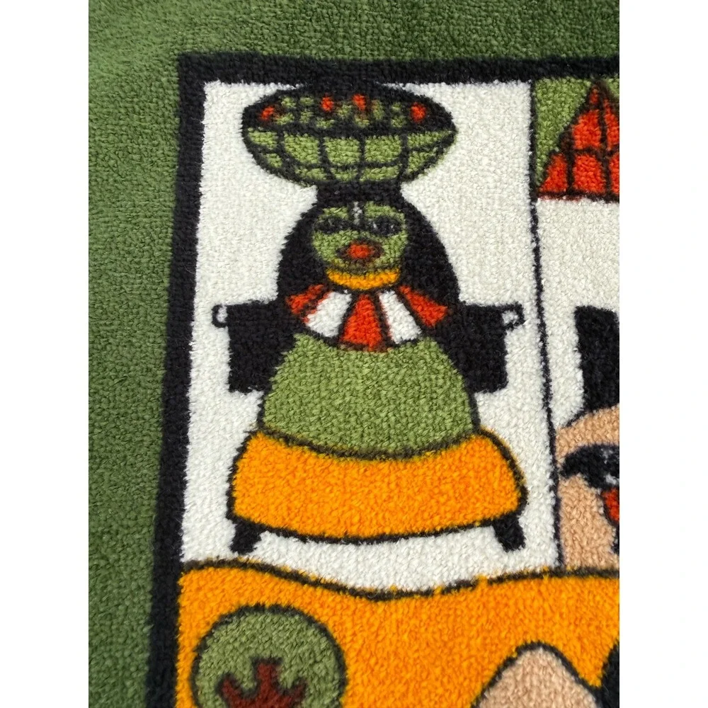 Vtg Hilasal Fernando Llort Hand Towel La Palma El Salvador Folk Art Cotton NWOT